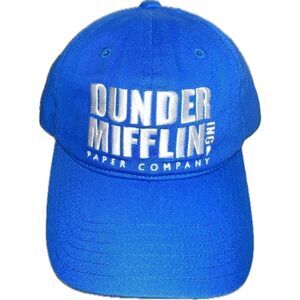 DUNDER MIFFLIN The Office blue‎ Hat Cap tv show licensed Authentic NBC
